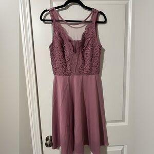 NWT Grace Karin deep-v mesh patchwork dress